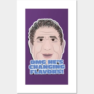 OMG He's Changing Flavors - JRE Joey Diaz Podcast Fan Quote Posters and Art